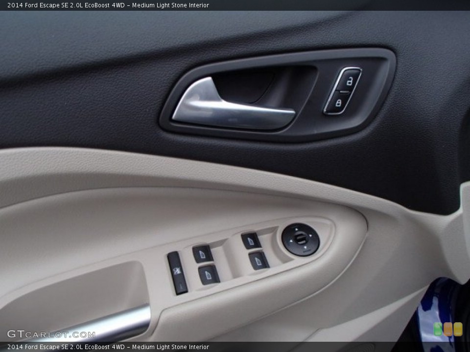 Medium Light Stone Interior Controls for the 2014 Ford Escape SE 2.0L EcoBoost 4WD #86052942