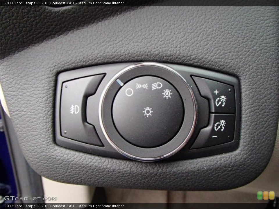 Medium Light Stone Interior Controls for the 2014 Ford Escape SE 2.0L EcoBoost 4WD #86053092