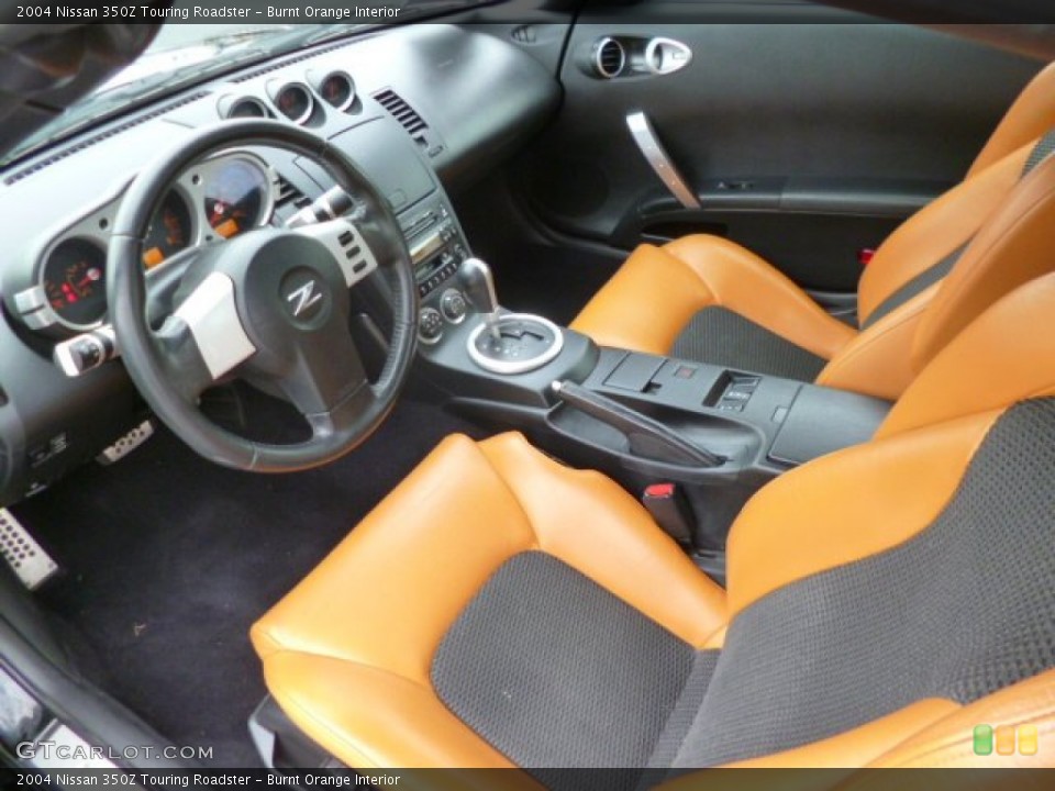 Burnt Orange 2004 Nissan 350Z Interiors