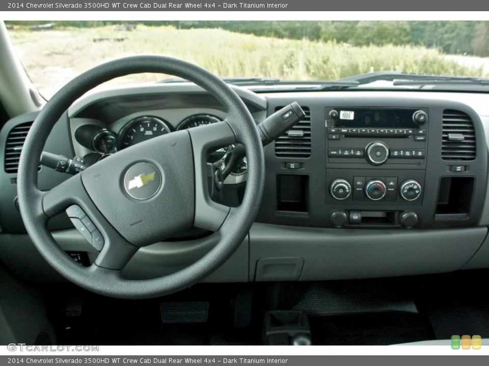 Dark Titanium Interior Dashboard for the 2014 Chevrolet Silverado 3500HD WT Crew Cab Dual Rear Wheel 4x4 #86055357