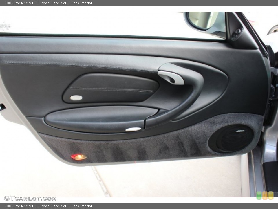Black Interior Door Panel for the 2005 Porsche 911 Turbo S Cabriolet #86055666