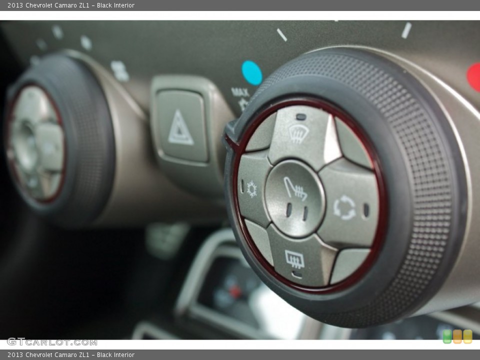 Black Interior Controls for the 2013 Chevrolet Camaro ZL1 #86055918