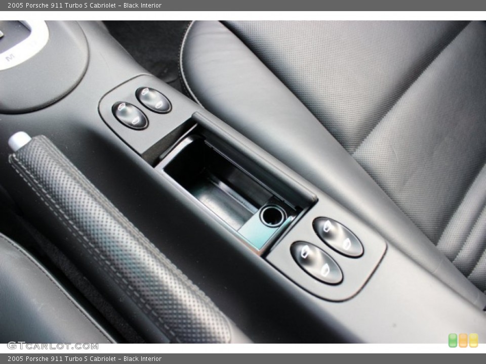 Black Interior Controls for the 2005 Porsche 911 Turbo S Cabriolet #86056005