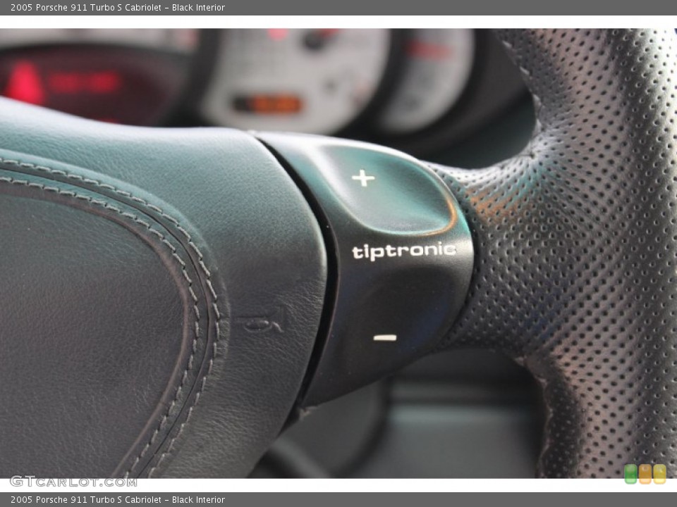 Black Interior Controls for the 2005 Porsche 911 Turbo S Cabriolet #86056044