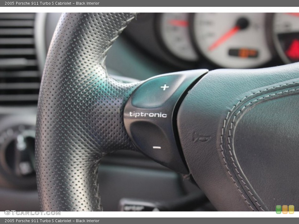 Black Interior Controls for the 2005 Porsche 911 Turbo S Cabriolet #86056065