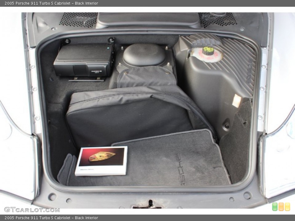 Black Interior Trunk for the 2005 Porsche 911 Turbo S Cabriolet #86056236