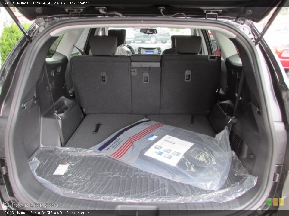 Black Interior Trunk for the 2013 Hyundai Santa Fe GLS AWD #86057775