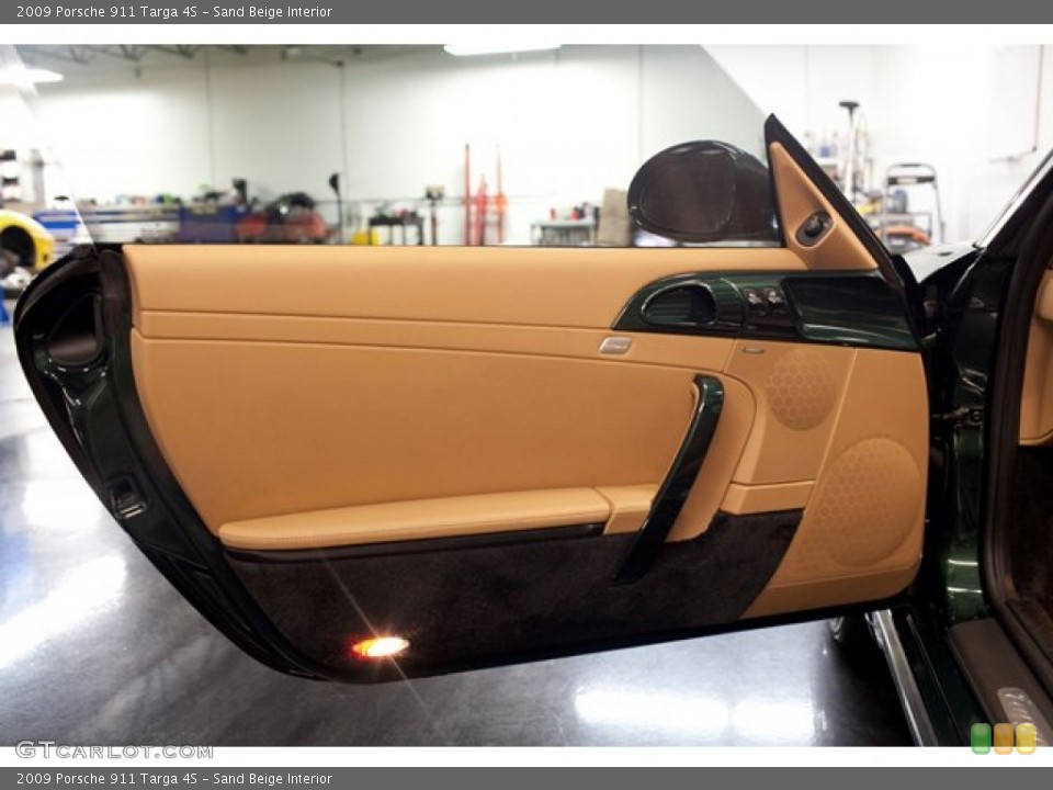 Sand Beige Interior Front Seat for the 2009 Porsche 911 Targa 4S #86059998