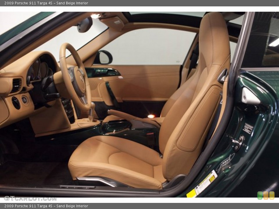 Sand Beige Interior Photo for the 2009 Porsche 911 Targa 4S #86060100