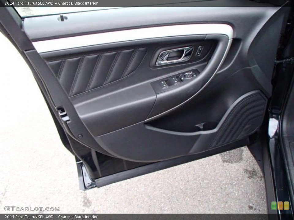 Charcoal Black Interior Door Panel for the 2014 Ford Taurus SEL AWD #86061018