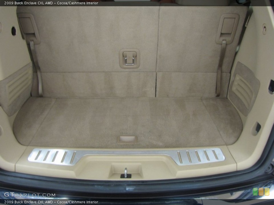 Cocoa/Cashmere Interior Trunk for the 2009 Buick Enclave CXL AWD #86061819