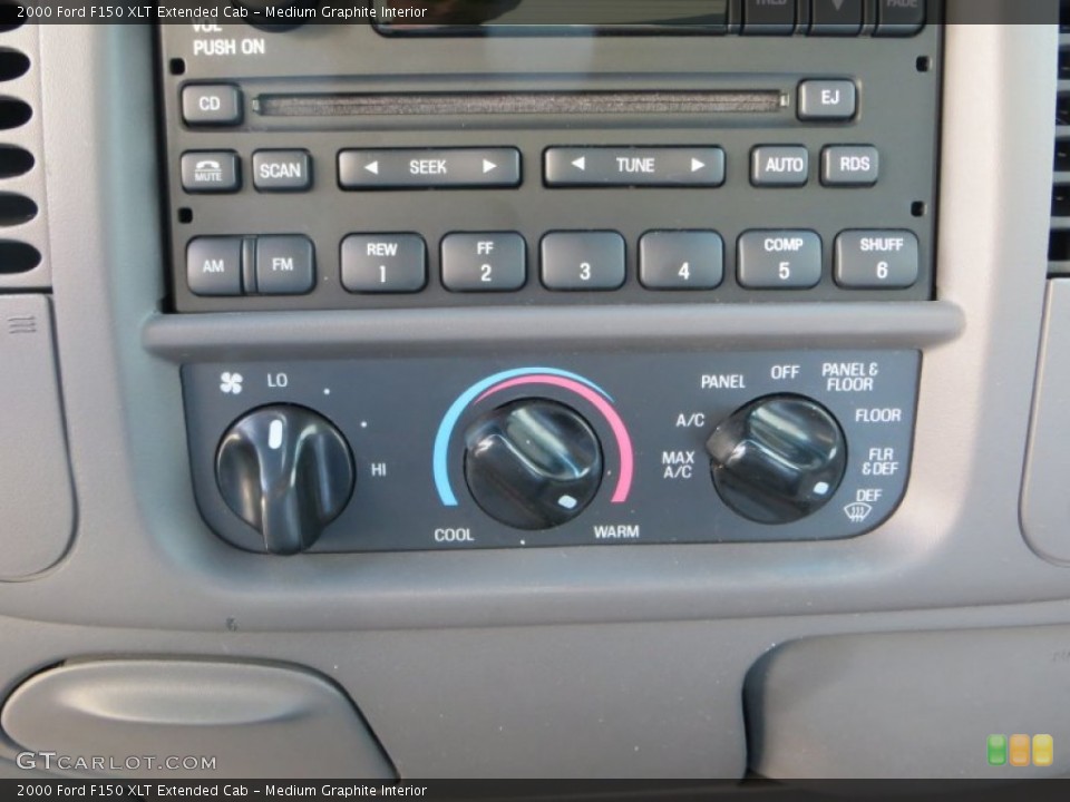 Medium Graphite Interior Controls for the 2000 Ford F150 XLT Extended Cab #86062416