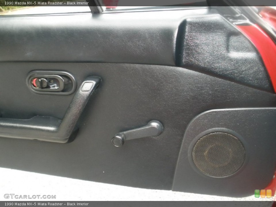 Black Interior Door Panel for the 1990 Mazda MX-5 Miata Roadster #86074243