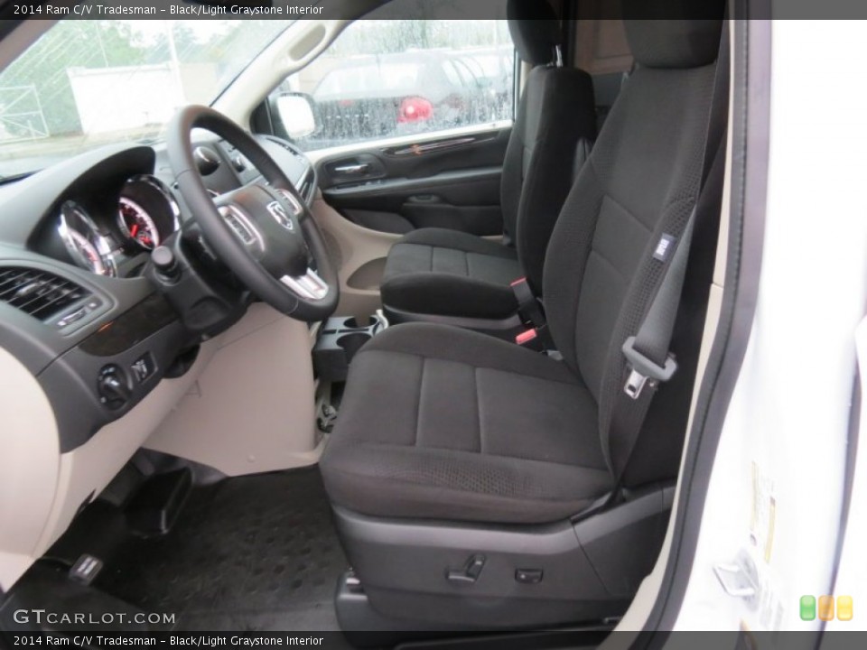 Black/Light Graystone Interior Photo for the 2014 Ram C/V Tradesman #86075143