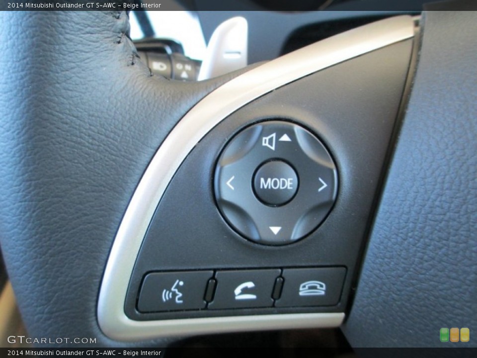 Beige Interior Controls for the 2014 Mitsubishi Outlander GT S-AWC #86076319