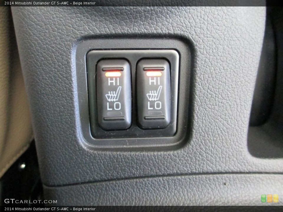 Beige Interior Controls for the 2014 Mitsubishi Outlander GT S-AWC #86076538
