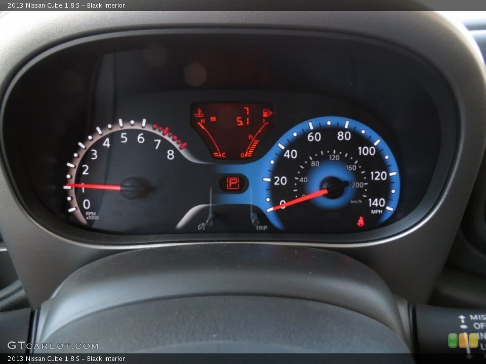 Black Interior Gauges for the 2013 Nissan Cube 1.8 S #86078923