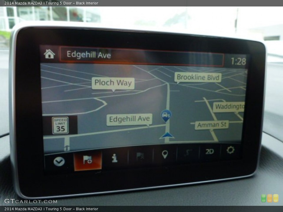 Black Interior Navigation for the 2014 Mazda MAZDA3 i Touring 5 Door #86081080