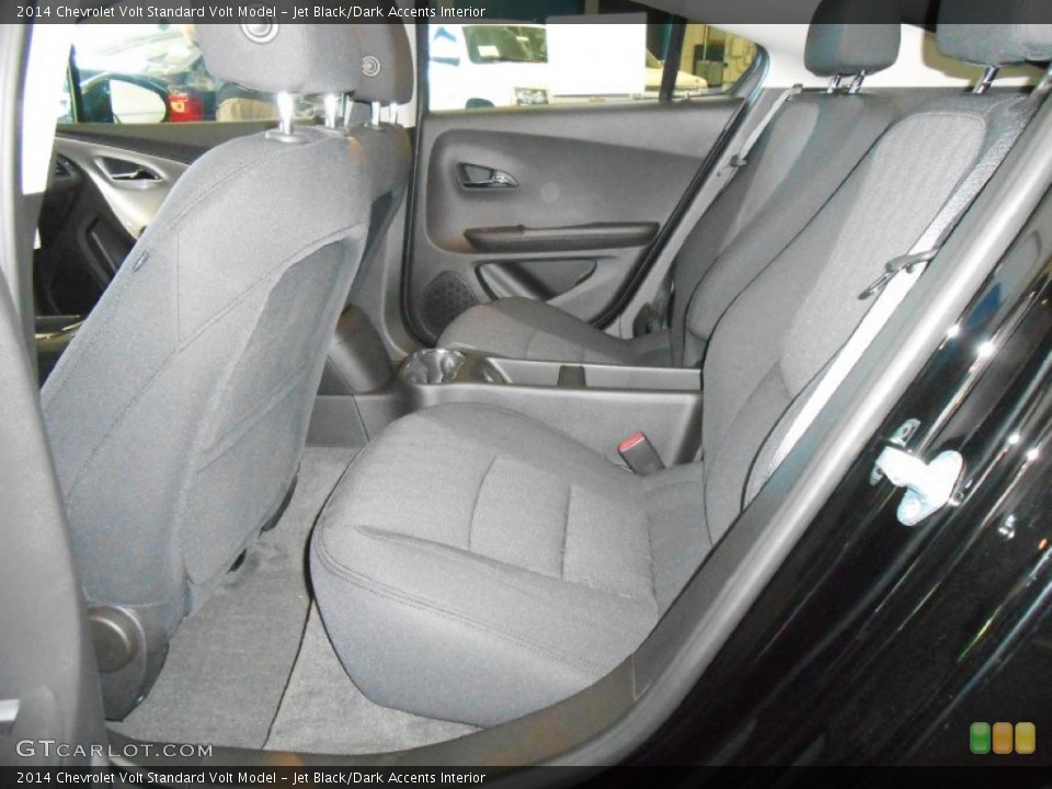 Jet Black/Dark Accents Interior Rear Seat for the 2014 Chevrolet Volt  #86085448