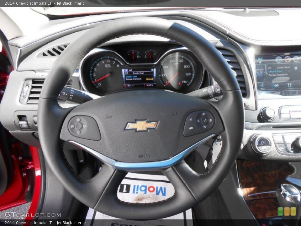 Jet Black Interior Steering Wheel for the 2014 Chevrolet Impala LT #86086291