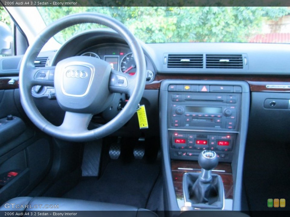 Ebony Interior Dashboard for the 2006 Audi A4 3.2 Sedan #86086366