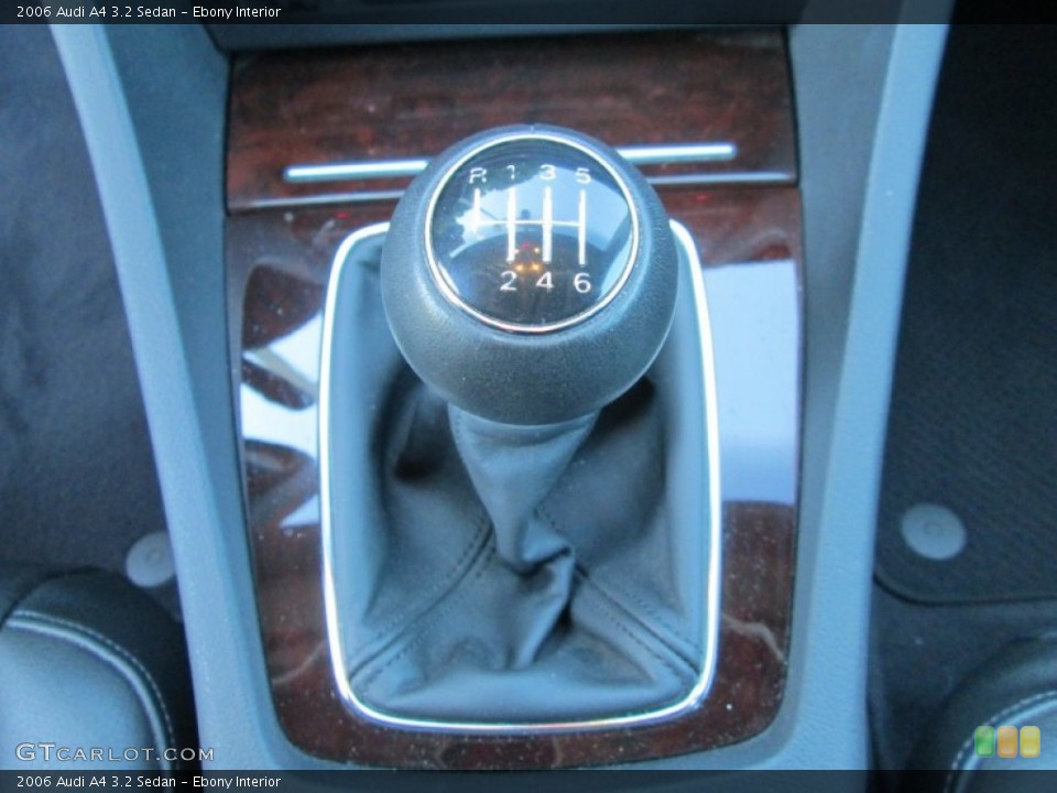 Ebony Interior Transmission for the 2006 Audi A4 3.2 Sedan #86086411