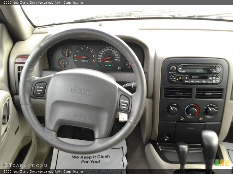 Camel Interior Steering Wheel for the 2000 Jeep Grand Cherokee Laredo 4x4 #86088481