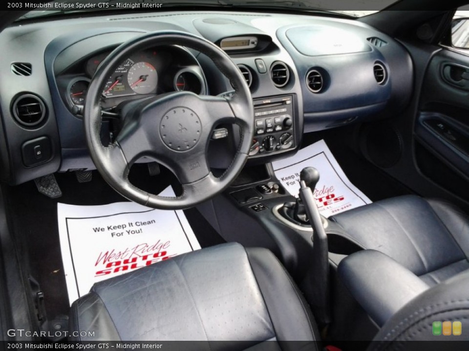 Midnight Interior Photo for the 2003 Mitsubishi Eclipse Spyder GTS #86089513