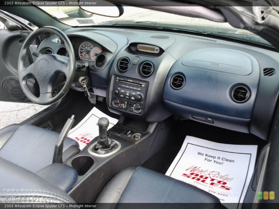 Midnight Interior Dashboard for the 2003 Mitsubishi Eclipse Spyder GTS #86089537