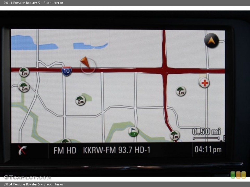Black Interior Navigation for the 2014 Porsche Boxster S #86090494