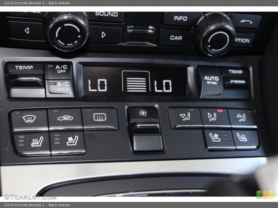 Black Interior Controls for the 2014 Porsche Boxster S #86090554