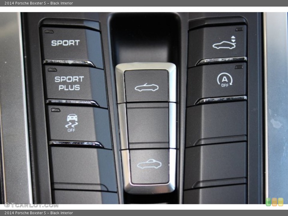 Black Interior Controls for the 2014 Porsche Boxster S #86090569