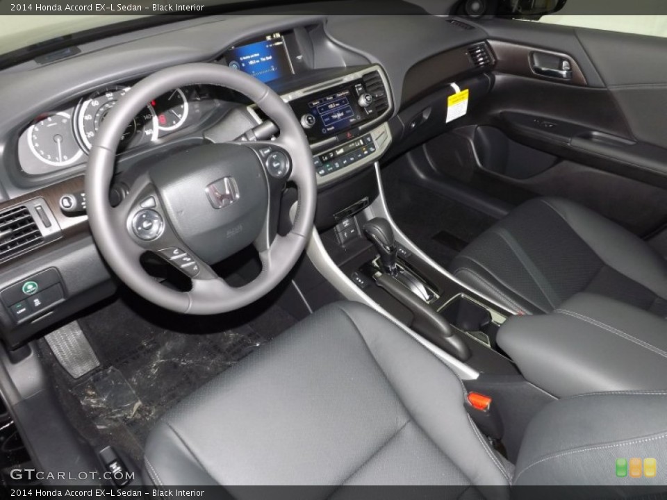 Black Interior Prime Interior for the 2014 Honda Accord EX-L Sedan #86090629