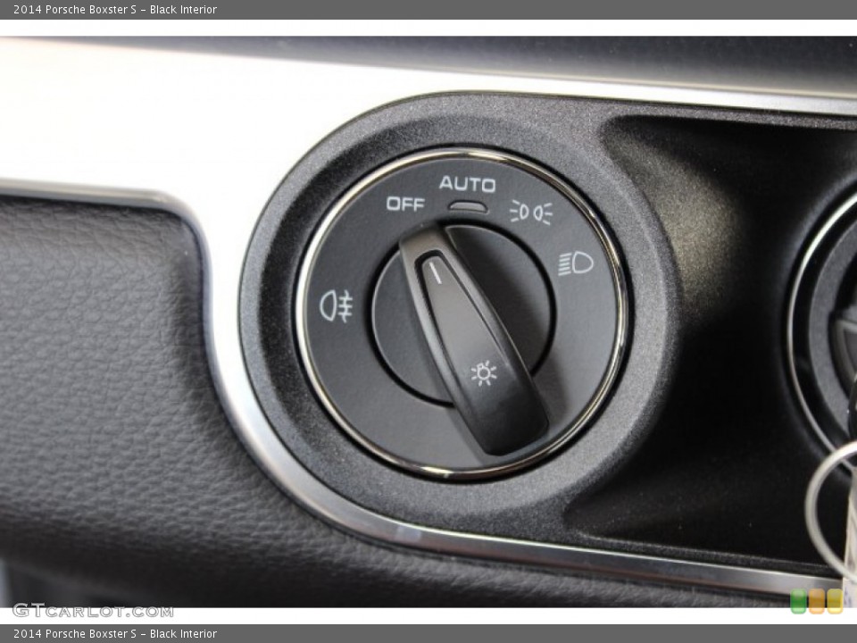 Black Interior Controls for the 2014 Porsche Boxster S #86090668