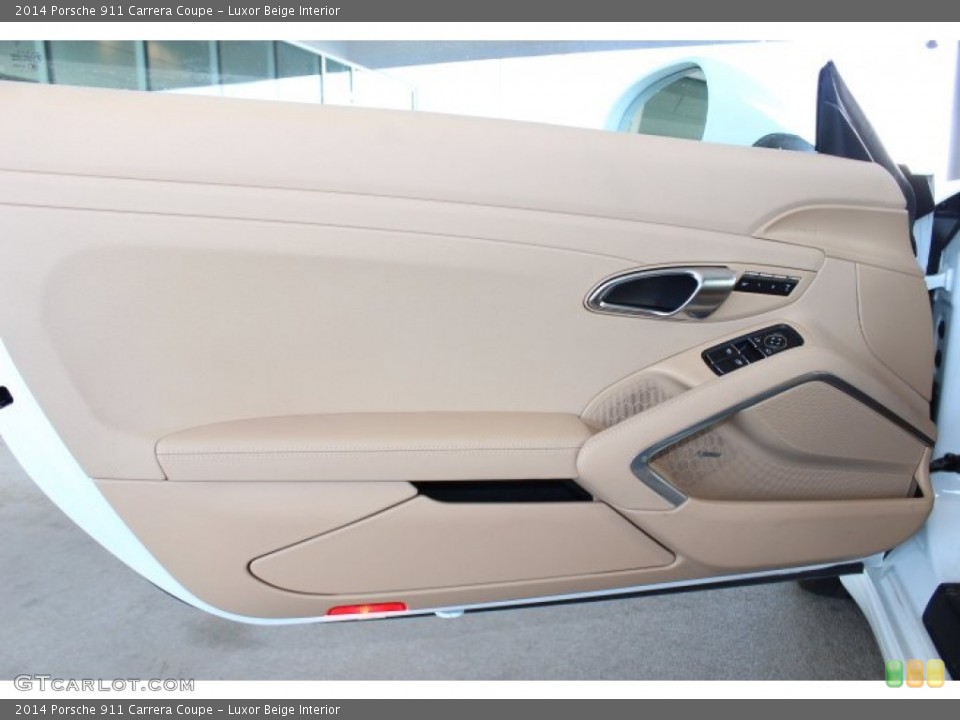Luxor Beige Interior Door Panel for the 2014 Porsche 911 Carrera Coupe #86091089