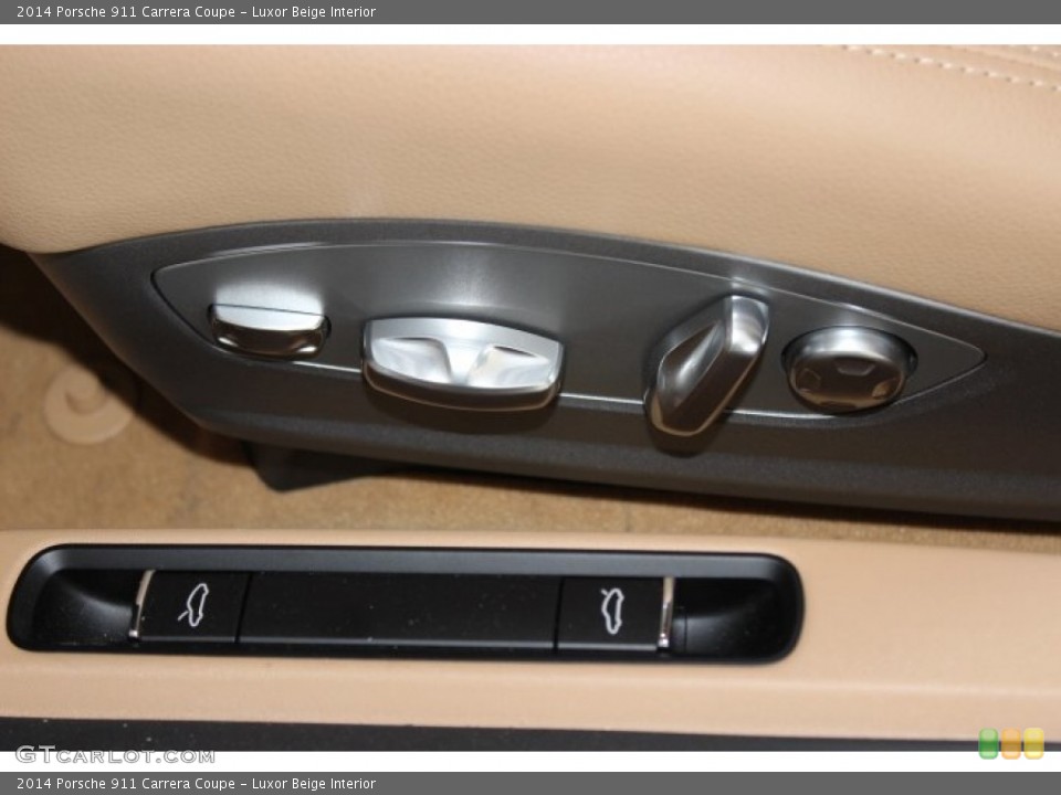 Luxor Beige Interior Controls for the 2014 Porsche 911 Carrera Coupe #86091192