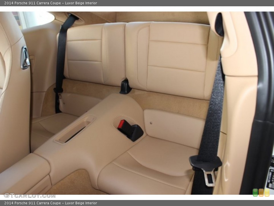 Luxor Beige Interior Rear Seat for the 2014 Porsche 911 Carrera Coupe #86091477