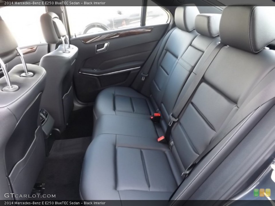 Black Interior Rear Seat for the 2014 Mercedes-Benz E E250 BlueTEC Sedan #86091622