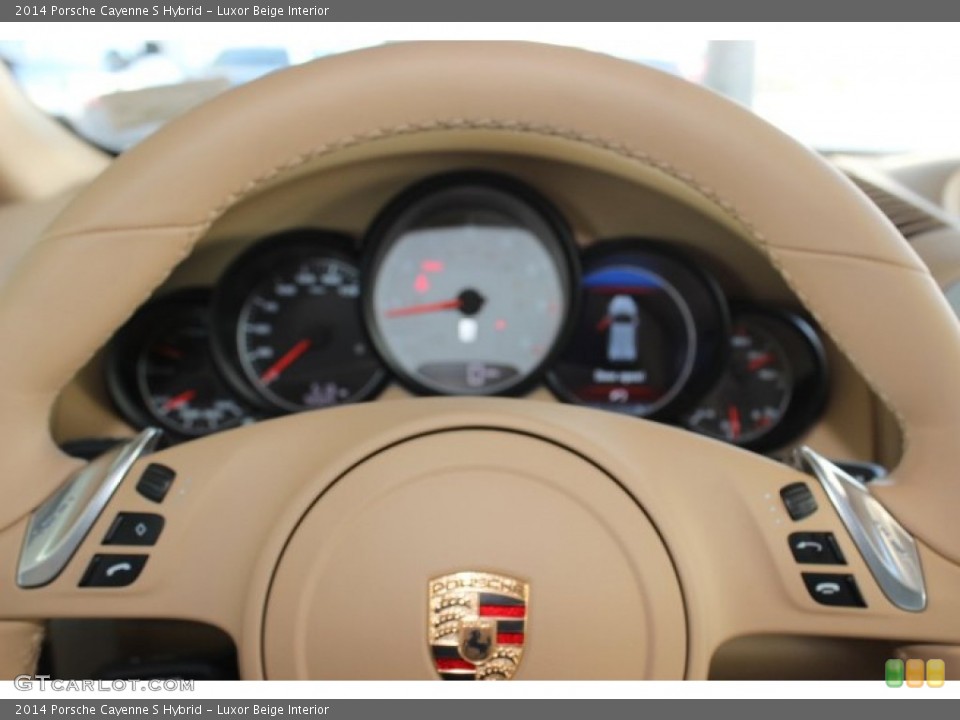 Luxor Beige Interior Controls for the 2014 Porsche Cayenne S Hybrid #86092207