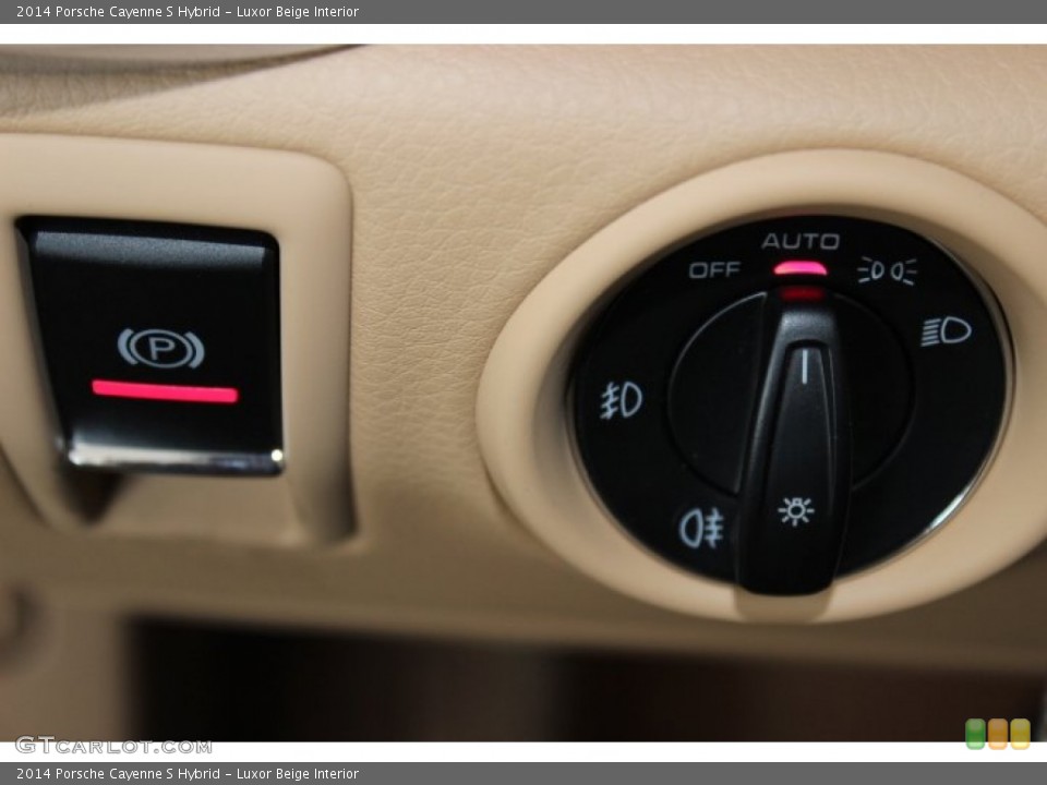 Luxor Beige Interior Controls for the 2014 Porsche Cayenne S Hybrid #86092231