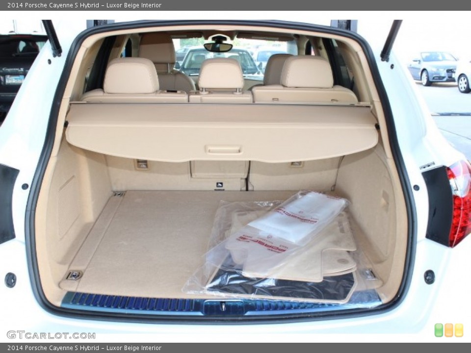 Luxor Beige Interior Trunk for the 2014 Porsche Cayenne S Hybrid #86092360