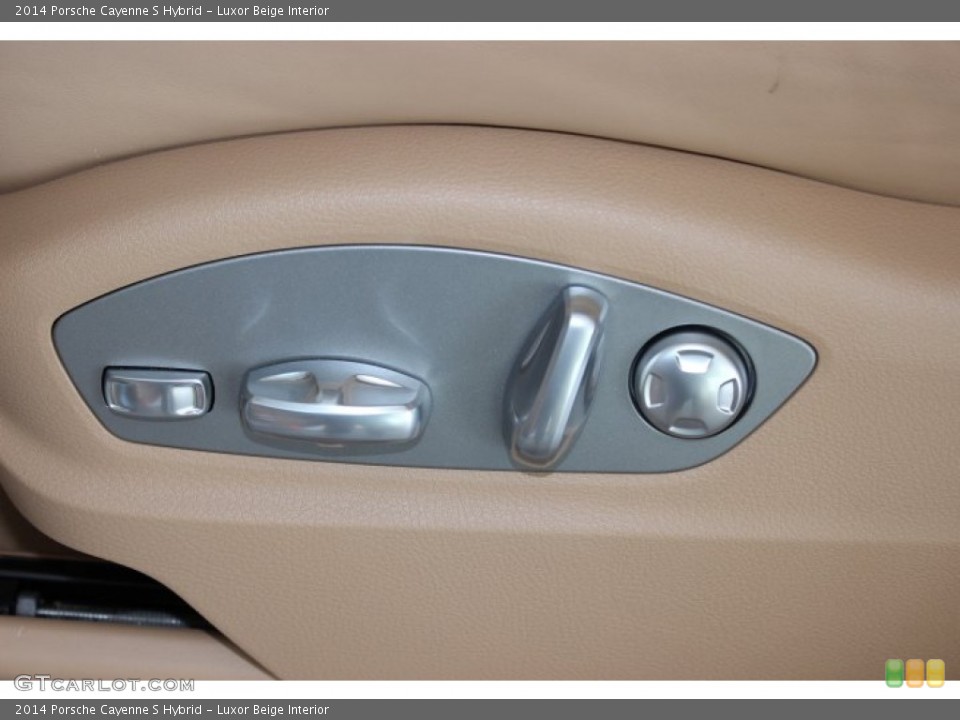 Luxor Beige Interior Controls for the 2014 Porsche Cayenne S Hybrid #86092827