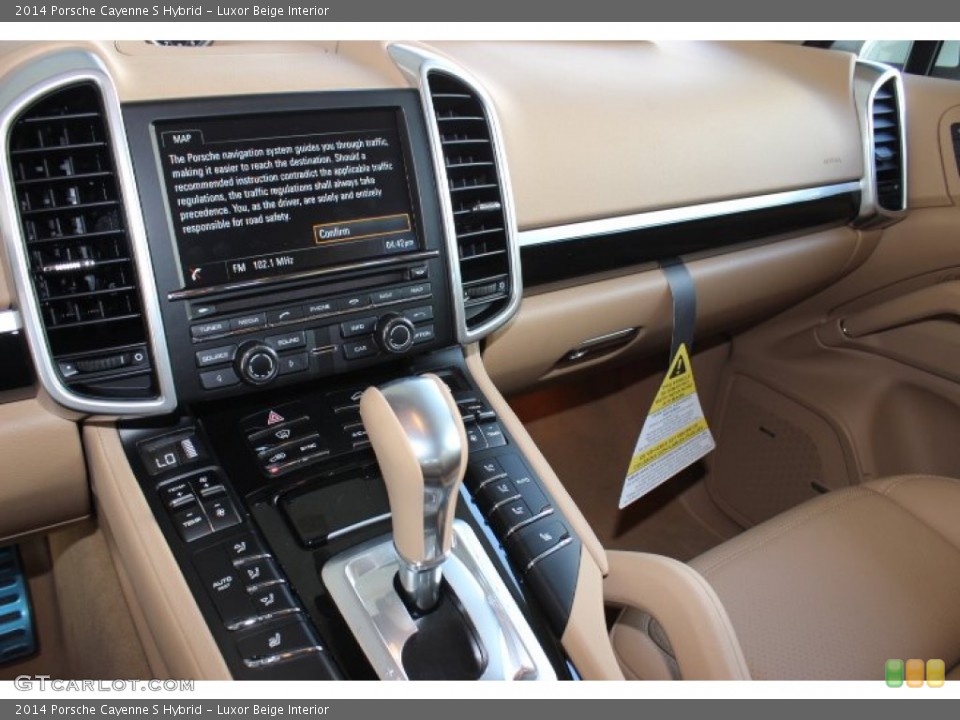 Luxor Beige Interior Controls for the 2014 Porsche Cayenne S Hybrid #86092849