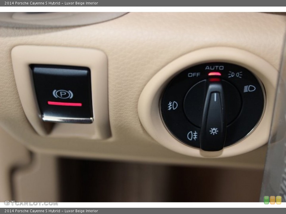 Luxor Beige Interior Controls for the 2014 Porsche Cayenne S Hybrid #86093137