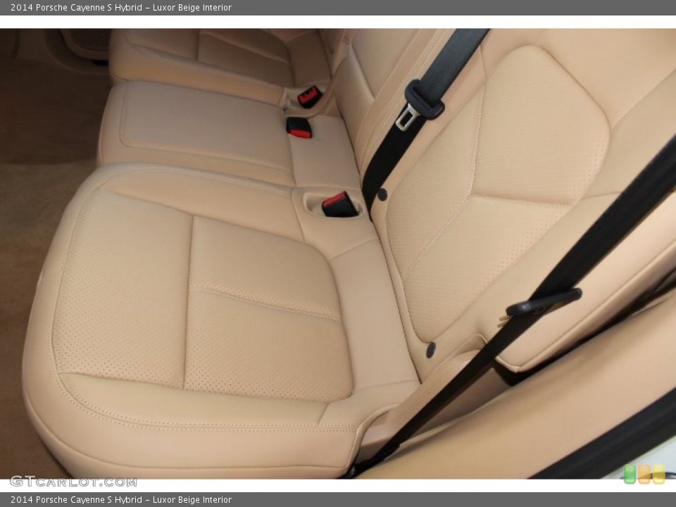 Luxor Beige Interior Rear Seat for the 2014 Porsche Cayenne S Hybrid #86093200