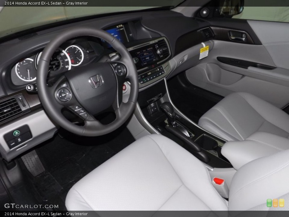 Gray Interior Prime Interior for the 2014 Honda Accord EX-L Sedan #86093356