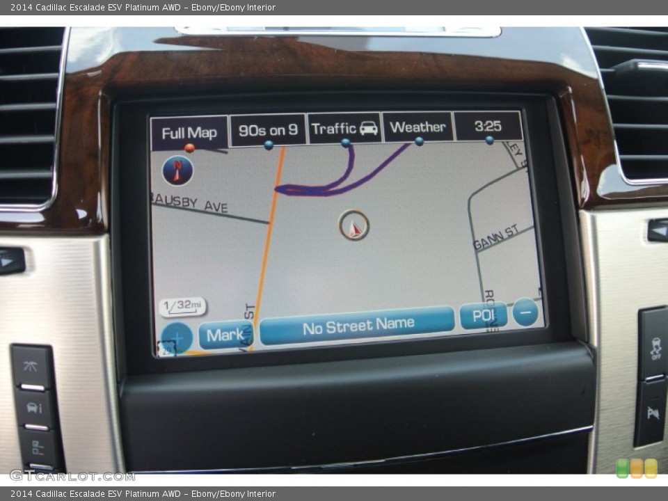 Ebony/Ebony Interior Navigation for the 2014 Cadillac Escalade ESV Platinum AWD #86095414