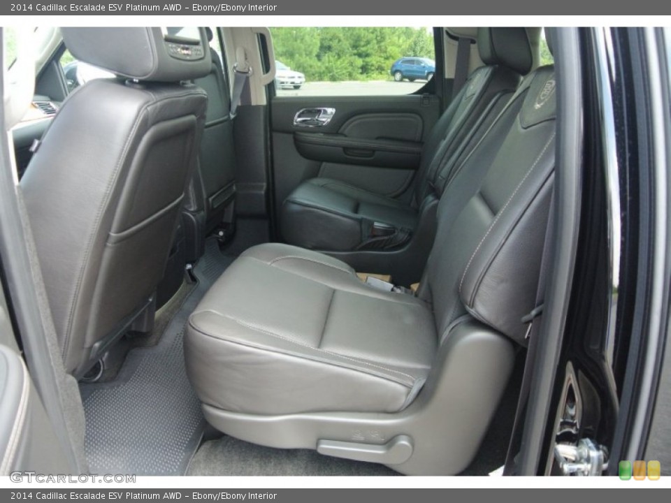 Ebony/Ebony Interior Rear Seat for the 2014 Cadillac Escalade ESV Platinum AWD #86095522