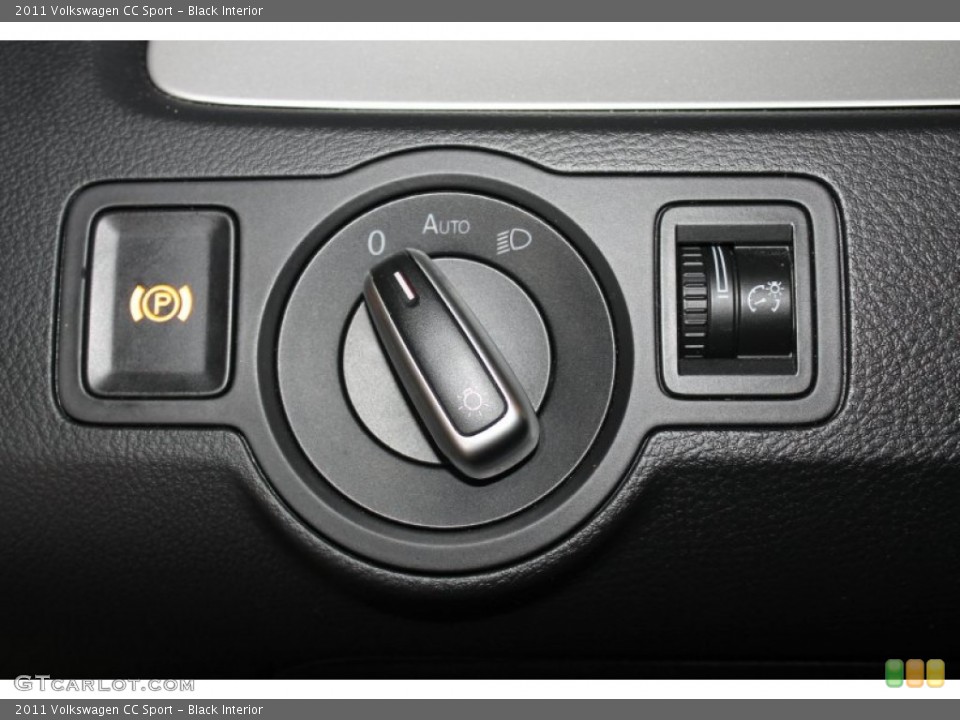 Black Interior Controls for the 2011 Volkswagen CC Sport #86097595