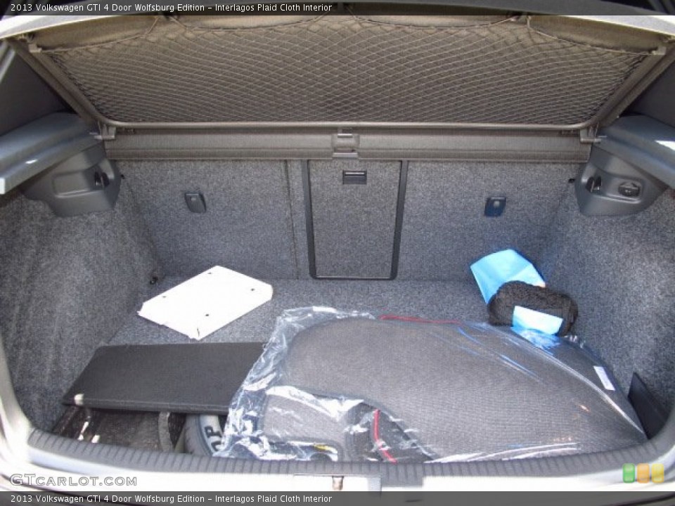 Interlagos Plaid Cloth Interior Trunk for the 2013 Volkswagen GTI 4 Door Wolfsburg Edition #86099119
